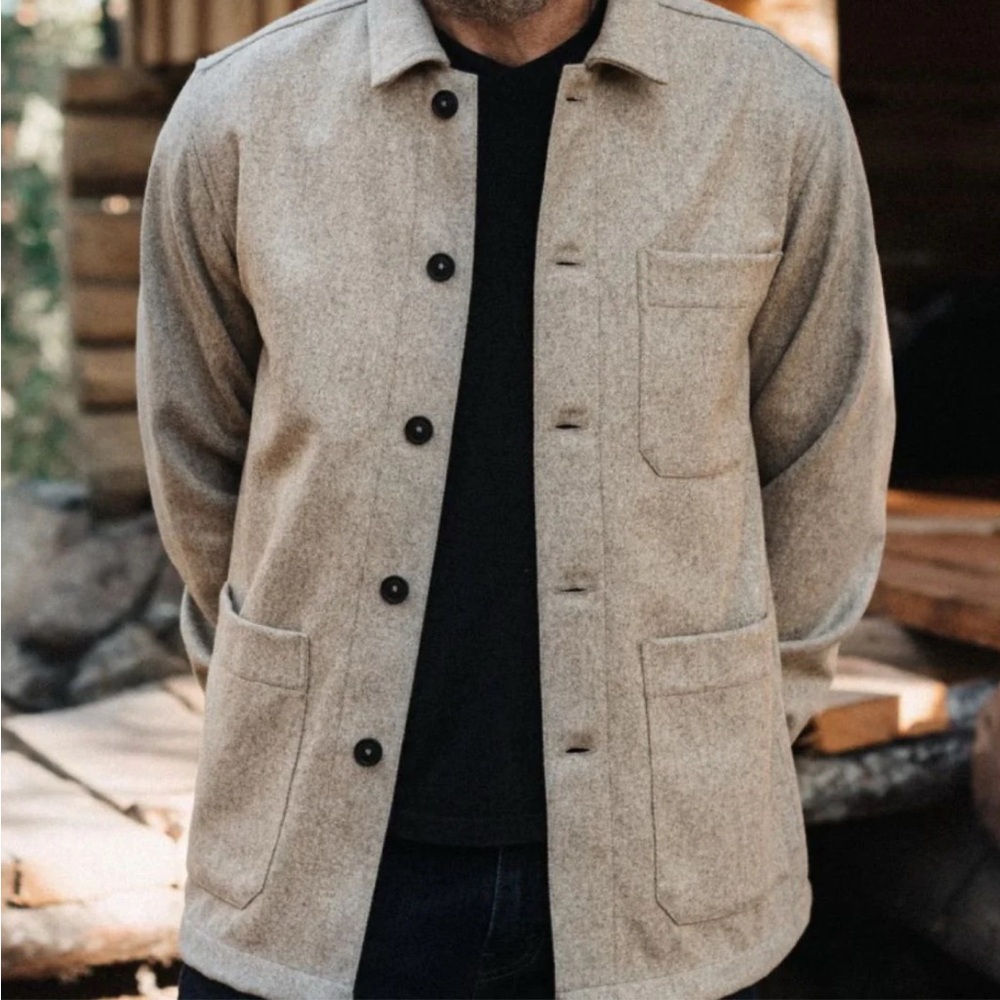 NWOT Anian Metchosin Coat Shirt Jacket in Elk
